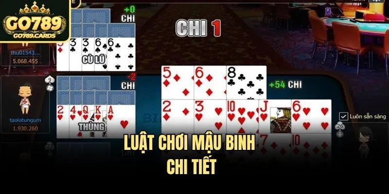 Luật chơi mậu binh chi tiết